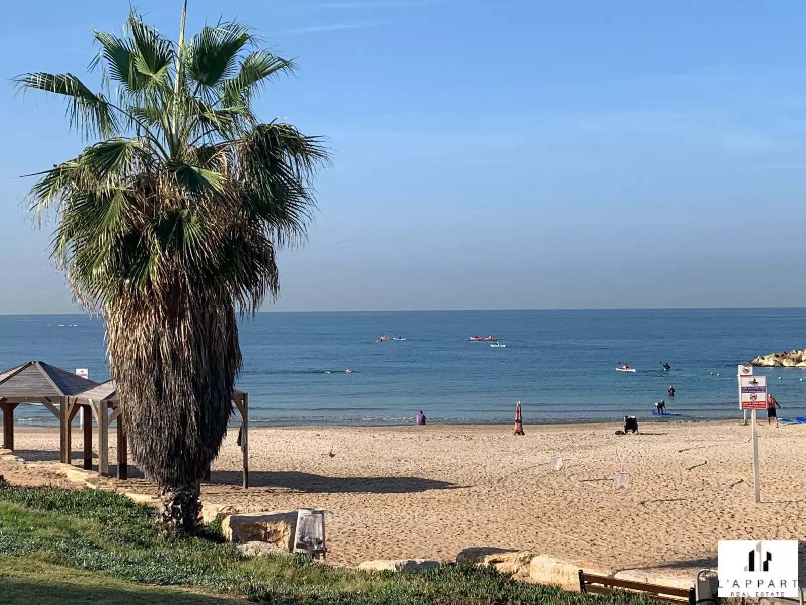 Rez de jardin 3 pièces  Tel Aviv quart de la mer 175-IBL-3392