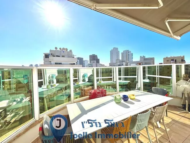 Penthouse 5 pièces  Netanya Centre Ville 316-IBL-1756