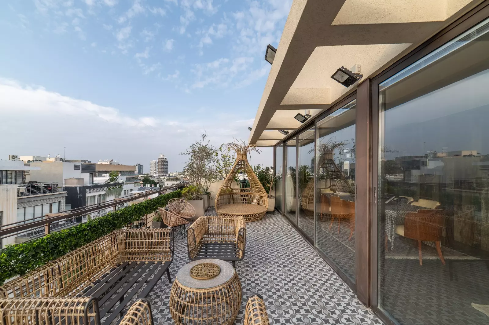 Duplex-Penthouse 4 pièces  Tel Aviv Lev Tel-Aviv 457-IBL-1233