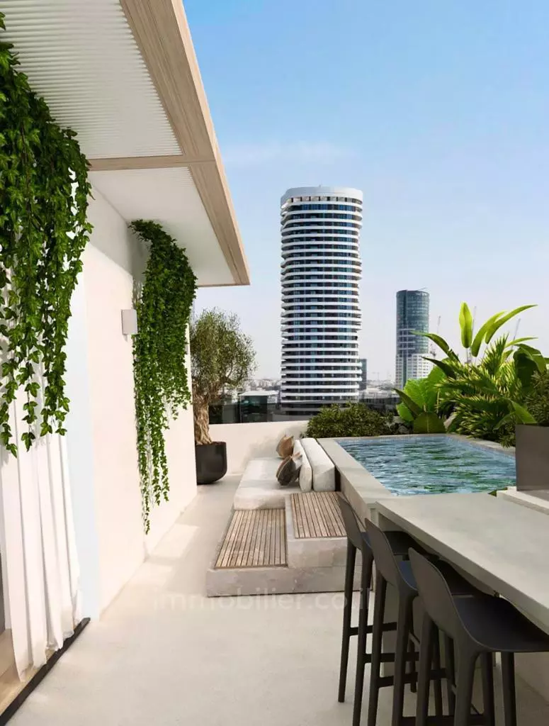 Penthouse 4 pièces  Tel Aviv Centre Ville 457-IBL-1441