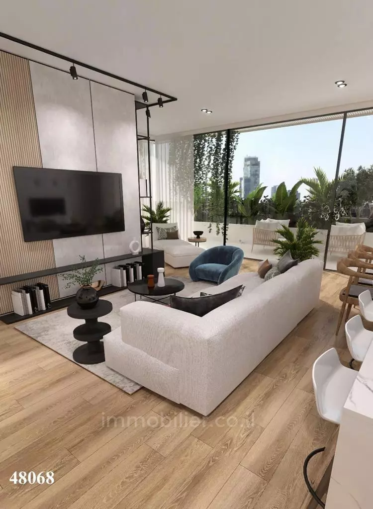 Penthouse 4 pièces  Tel Aviv Centre Ville 457-IBL-1441