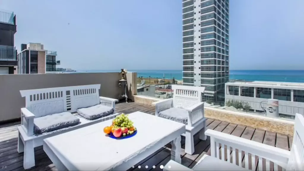 Duplex-Penthouse 4.5 pièces  Tel Aviv 1ere ligne mer 457-IBL-668