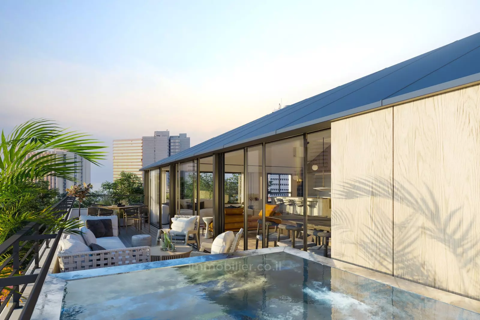 Penthouse 4 pièces  Tel Aviv Neve Tsedek 577-IBL-3